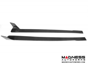 Audi R8 Car Side Skirt Extensions - Carbon Fiber - Set
